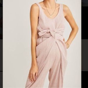 Hatch Wraparound Maternity Jumpsuit